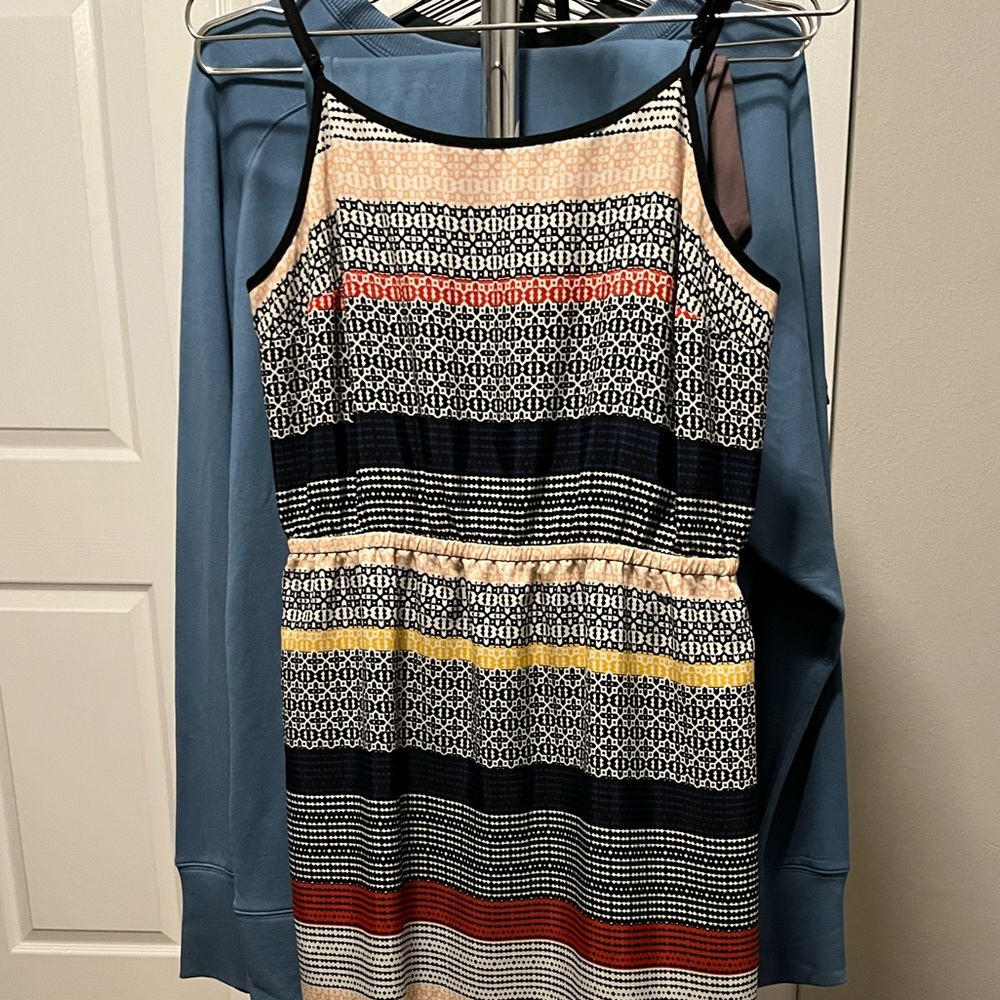 Multi color maxi dress - petite length